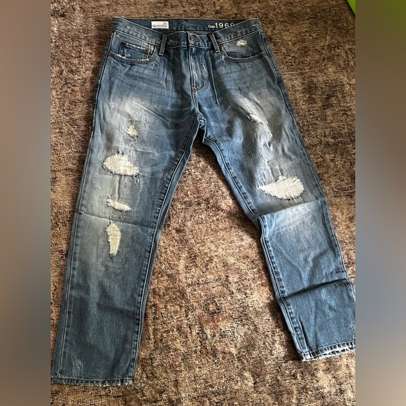 GAP Denim - GAP Distressed Sexy Boyfriend Jeans Size 27